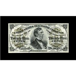 Fr. 1294 25¢ Third Issue Very Choice New. This brightly