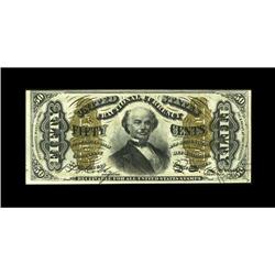 Fr. 1339 50¢ Third Issue Spinner Type II Very Choice Ne