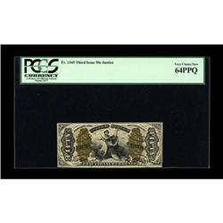 Fr. 1345 50c Third Issue Justice PCGS Very Choice New 6