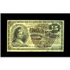 Image 1 : Fr. 1271 15c Fourth Issue Fine. This Fifteen Cent note,