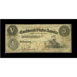 T32 $5 1861. This is an elusive issue with this example