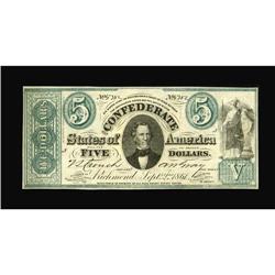 CT33 $5 1861. This "Plate J" counterfeit is gorgeous an