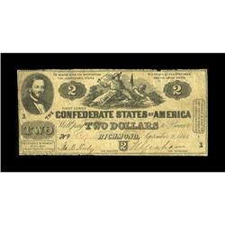 T38 $2 1861. An engraving error gave this issue an 1861