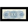 Image 2 : T58 $20 1863. This 3rd Series $20 has bright paper that