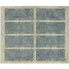 Image 2 : T68 $10 1864 Uncut Sheet of Eight. We have handled quit