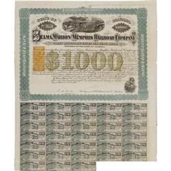 Selma, AL- Selma, Marion and Memphis RR. Forrest signed