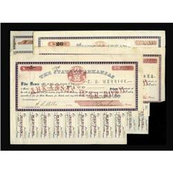 (Little Rock), AR- State of Arkansas $5; $10; $20; $50;