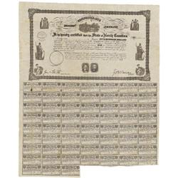 Raleigh, NC- State of North Carolina $500 Bond 1863 Cr.