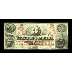 Tallahassee, FL -State of Florida $3 Jan. 1, 1864 Cr.37