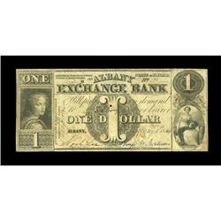 Albany, NY- Albany exchange bank $1 May 8, 1840 S5A nic
