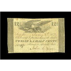 Argyle, NY- John C. Rouse 12 1/2¢ Jany. 8, 1838 Harris