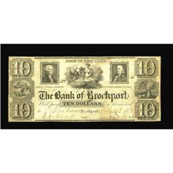 Brockport, NY- The Bank of Brockport $10 Jan. 1, 1839 H