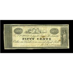 Brooklyn, NY- W. Richmond 50¢ July 1 1837 harris 94A se