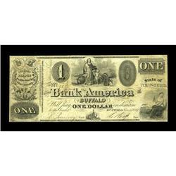 Buffalo, NY- Bank of America $1 Nov. 1, 1839 G2A very r