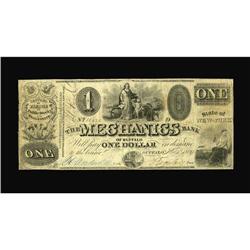 Buffalo, NY- The Mechanics Bank $1 Nov. 1, 1839 G2Yet a 