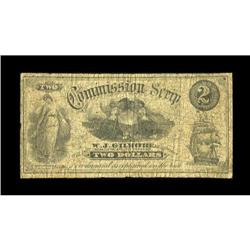 Pittsburgh, PA- W.J. Gilmore $2 Commission Scrip Undate