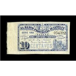 Argentina El Banco Provincial de Santa Fe 10 Centavos 9