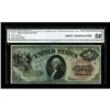 Image 1 : Fr. 18 $1 1869 Legal Tender CGA About Uncirculated 58.