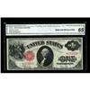 Image 1 : Fr. 39 $1 1917 Legal Tender CGA Gem Uncirculated 65. Go