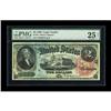 Image 1 : Fr. 42 $2 1869 Legal Tender Very Fine. This Rainbow is