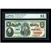 Image 1 : Fr. 64 $5 1869 Legal Tender PMG Choice Uncirculated 64E