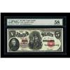 Image 1 : Fr. 91 $5 1907 Legal Tender PMG Choice About Unc 58. We