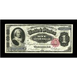 Fr. 223 $1 1891 Silver Certificate Very Fine. Even circ