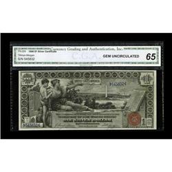 Fr. 224 $1 1896 Silver Certificate CGA Gem 65
