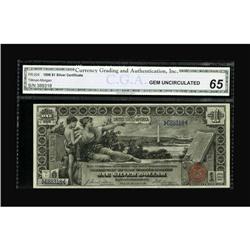 Fr. 224 $1 1896 Silver Certificate CGA Gem 65