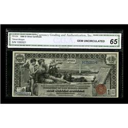 Fr. 224 $1 1896 Silver Certificate CGA Gem Uncirculated