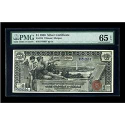 Fr. 224 $1 1896 Silver Certificate PMG Gem 65 EPQ
