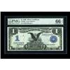 Image 1 : Fr. 226a $1 1899 Silver Certificate PMG Gem Unc 66 EPQ