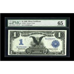 Fr. 228 $1 1899 Silver Certificate PMG Gem Uncirculated