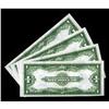 Image 2 : Fr. 238 $1 1923 Silver Certificates Four Consecutive Ex