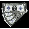 Image 1 : Fr. 238 $1 1923 Silver Certificates Cut Sheet of Four