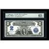 Image 1 : Fr. 258 $2 1899 Silver Certificate PMG Gem Uncirculated