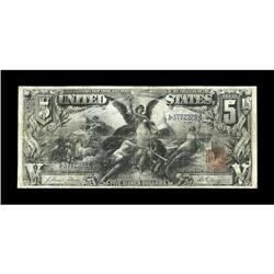 Fr. 268 $5 1896 Silver Certificate Fine. This $5 Ed has