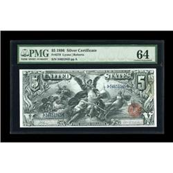 Fr. 270 $5 1896 Silver Certificate PMG Choice Uncircula