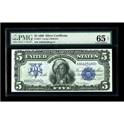 Fr. 271 $5 1899 Silver Certificate PMG Gem 65 EPQ