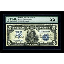 Fr. 275 $5 1899 Silver Certificate PMG Very Fine 25. A