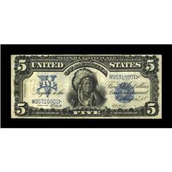 Fr. 279 $5 1899 Silver Certificate Very Fine. This is a