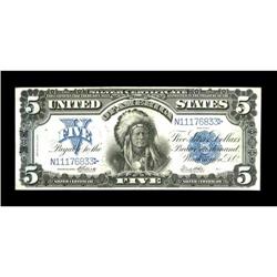 Fr. 280 $5 1899 Mule Silver Certificate Very Fine-Extre
