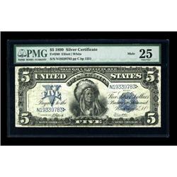 Fr. 280 $5 1899 Silver Certificate Mule PMG Very Fine 2