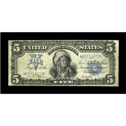 Fr. 281 $5 1899 Silver Certificate Very Good-Fine. This