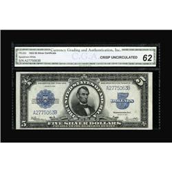 Fr. 282 $5 1923 Silver Certificate CGA Crisp Uncirculat