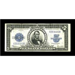 Fr. 282 $5 1923 Silver Certificate Very Fine.