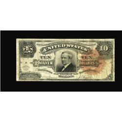 Fr. 294 $10 1886 Silver Certificate Fine. This early To