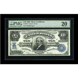 Fr. 302 $10 1908 Silver Certificate PMG Very Fine 20.