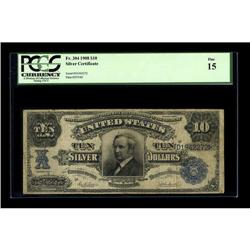 Fr. 304 $10 1908 Silver Certificate PCGS Fine 15. A sol