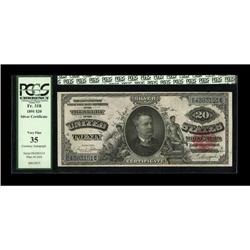 Fr. 318 $20 1891 Silver Certificate Courtesy Autograph